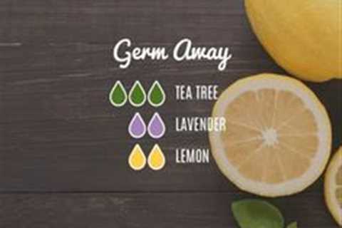 Germ Killing Essential Oils - Germ Away Diffuser Blend by Loving Essential Oils with tea tree,..