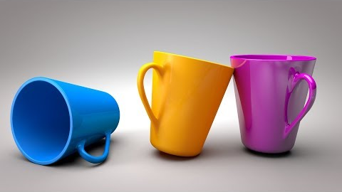 C4D Tutorial For Beginner - How To Make Cup