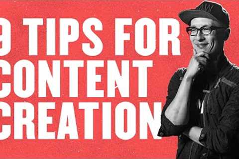 9 Tips For Content Creation (Clubhouse Recording)