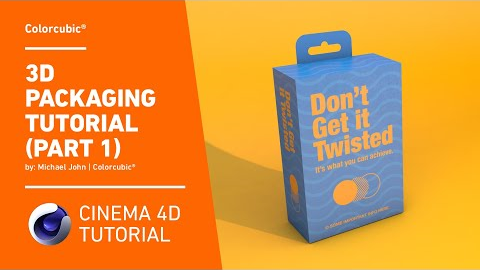 Cinema 4D Tutorials - 3D Packaging (Part 1)