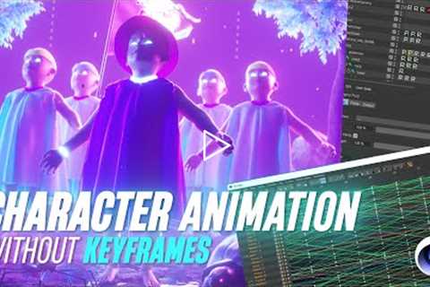 Character Animation Without Keyframes (Cinema 4D, Signal)