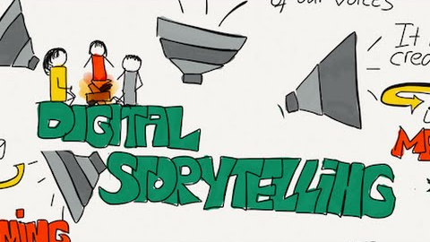 Digital Storytelling: What is it and what isn't it? | Sketchnote | Sparkol