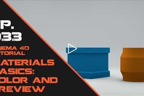 Material Basics in Cinema 4D: Color and Preview