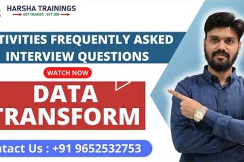 PEGA PRPC | Data Transform | Activities Frequently asked Interview Questions