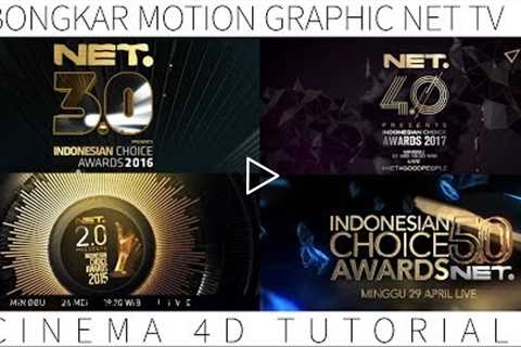 Cinema 4D Tutorial - Bongkar Motion Graphic Net Tv | Part 1/3