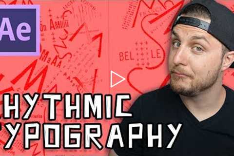 After Effects Tutorial - Rhythmic Typography