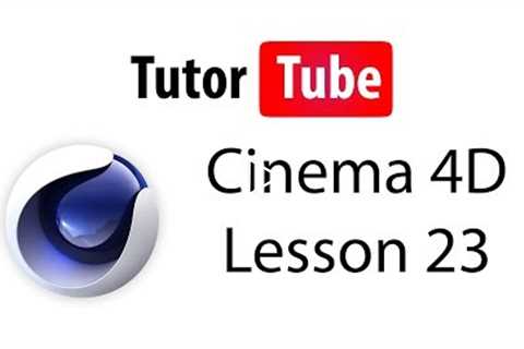 Cinema 4D Tutorial - Lesson 23 - Deformer Bend