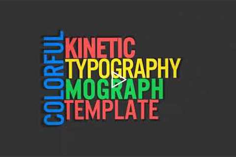 10 Kinetic Typography V1 - Motion Graphic Template for Premiere Pro