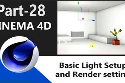 How to setup light in cinema 4D # Cinema 4D tutorials