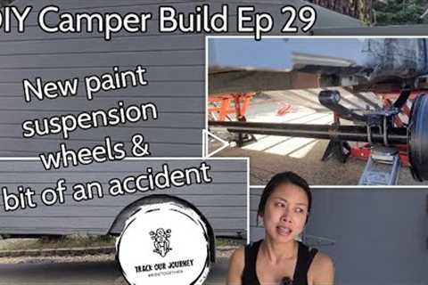 DIY Homemade Motorcycle Trailer Camper Build Conversion Ep 29 #trailercamperbuild #camperbuild #DIY