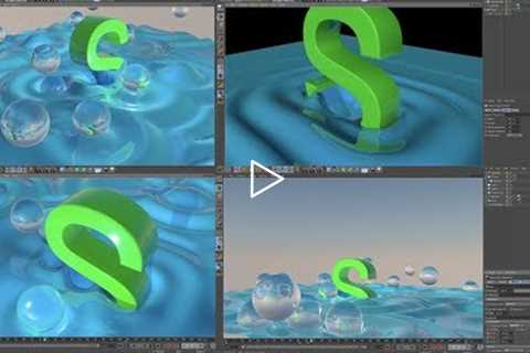 Cinema 4D Tutorials How to work with Collision, Deformer Tutorial