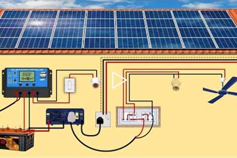 Solar Panel wiring connection in House wiring