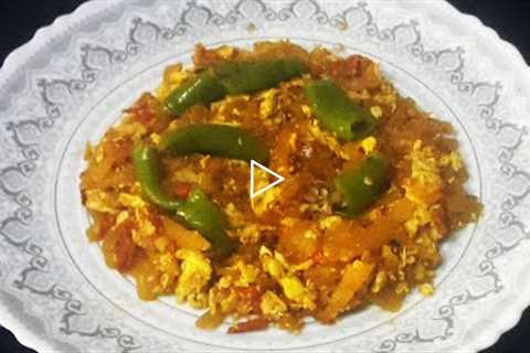 Scrambled Egg Bottle Gourd Stir Fry/ Dinner Recipes /Stir Fry Recipes/Egg Recipes/Gourd Recipes 1244