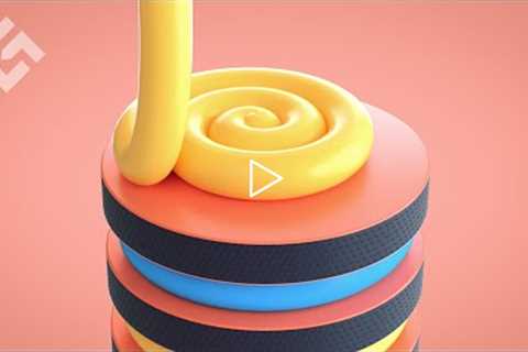 C4D Layered Cake Loop - Cinema 4D Tutorial (Free Project)