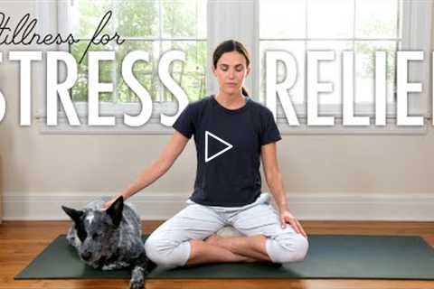 Stillness For Stress Relief  |  15-Minute Meditation  |  Yoga With Adriene