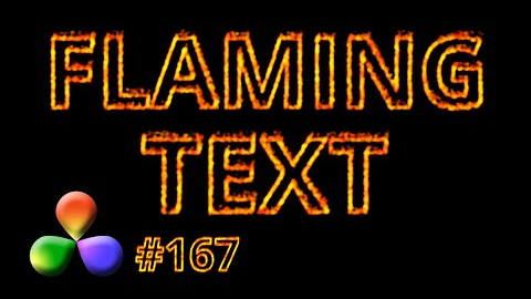 DaVinci Resolve Tutorial: How to Create Flaming Text