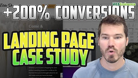 Landing Page Case Study in Google Ads | +200% Conversions | See Real Landing Page Improvements