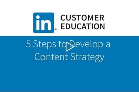 5 Steps to Develop a Content Strategy