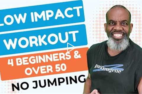 Low Impact Exercise Workout 4 Beginners & Over 50 | Cardio Balance Abs Stretch | 51 Min | No..