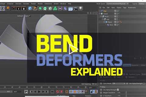 BEND DEFORMER - CINEMA 4D BASICS