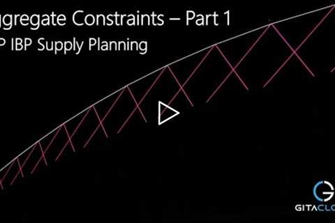 Aggregate Constraints in Supply Planning Optimization - Part 1