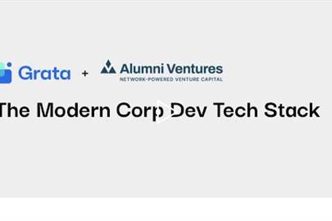 (Webinar) The Modern Corp Dev Tech Stack