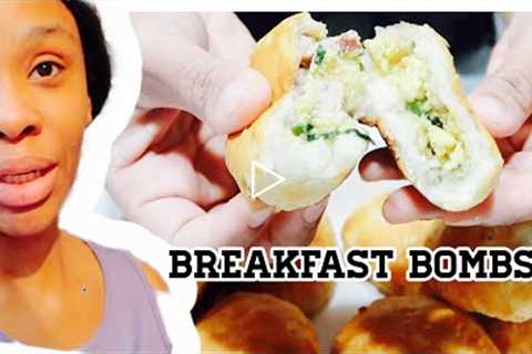 LET'S MAKE SOME BREAKFAST BOMBS| COOK WITH ME | QUICK FIX IDEAS FOR CHILDREN
