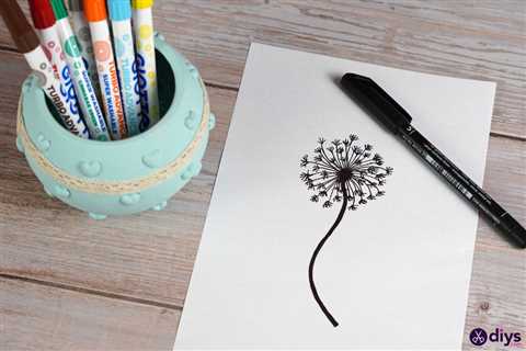 How to Draw a Simple Dandelion in 5 Easy Steps