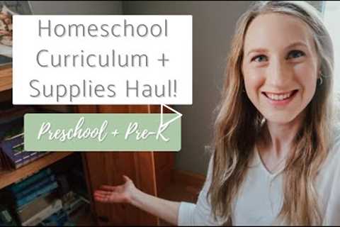 Homeschool Curriculum and Supplies Haul