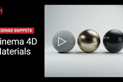 Understanding Cinema 4D Materials