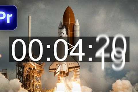 How to make a COUNTDOWN Timer in Adobe Premiere Pro