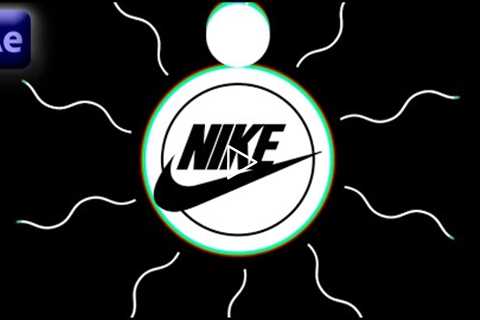 Nike Logo Animation In Adobe After Effects - After Effects Tutorial - No Plugins.