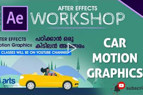 After Effects Tutorial Car Motion Graphics Animation