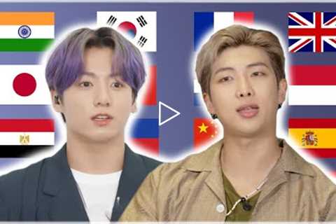 BTS Speaking 15+ Languages (Hindi, English, Tagalog & More!)