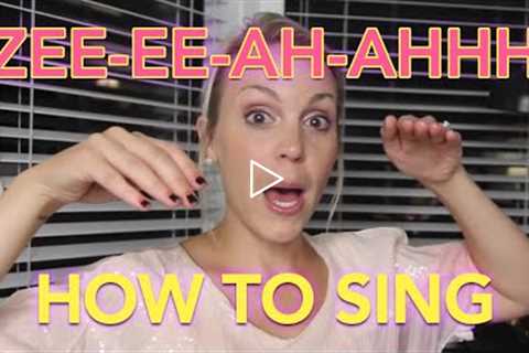 How to Sing: 3 Minute Warm up Voice Lesson