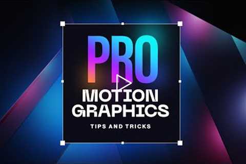 5 Motion Graphics Animation Ideas in After Effects | After Effects Tutorial