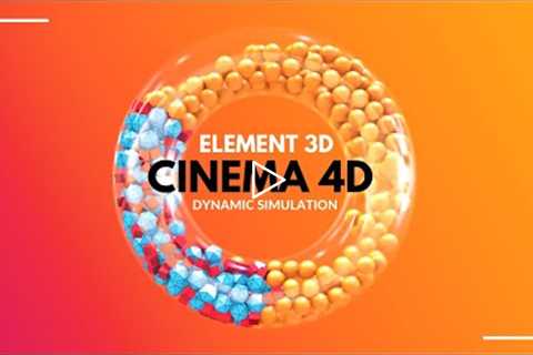 Cinema 4d Dynamics Tutorial | Cinema 4d simulation | Element 3d realistic render | Episode- 3