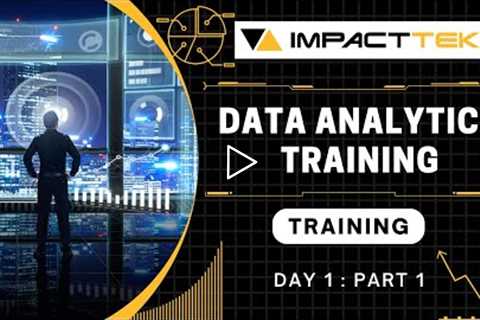 Data Analytics Training: Part 1