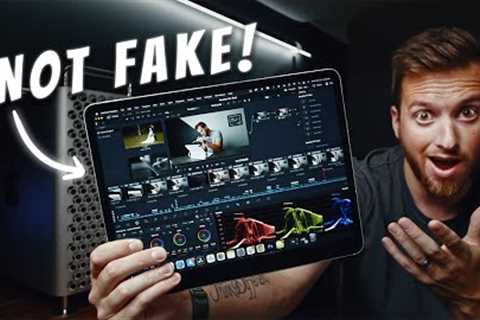 What DaVinci Resolve Will Look Like On The iPad!