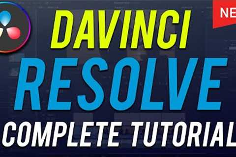 How To Use Davinci Resolve 18 - Complete Beginner''''s Guide