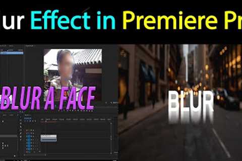 Blur Effect in photo & Video || Adobe Premiere Pro Tutorial || Youtube King Basic Tutorial