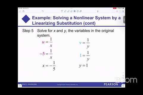 Week 14 Monday 2pm: 6.4 Systems of Equations in Two Variables College Algebra 1 Fall 2022