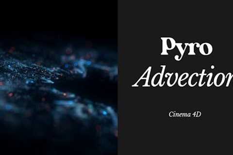 Particle Advection with Pyro in Cinema 4D