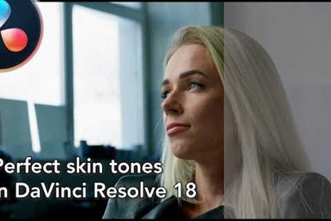 Perfect skin tones in Davinci Resolve 18 (vectorscope explained)