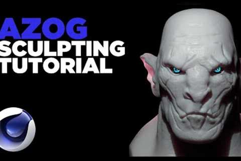 Azog orc sculpting cinema 4d  tutorial