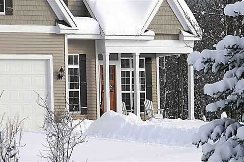 What is involved in winterizing a house?