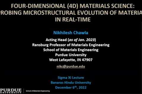 Four-Dimensional (4D) Materials Science