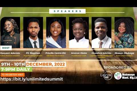 UNLIMITED SUMMIT (DAY 2): Positioning Your Food Business For Profitability and Global Opportunites