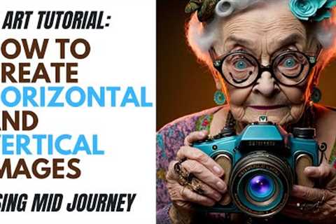 Midjourney V4 Tutorial: How to Create Horizontal and Vertical Images