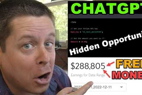 Chat GPT = $1,631 A Day / AI Bot - Super Simple Method!